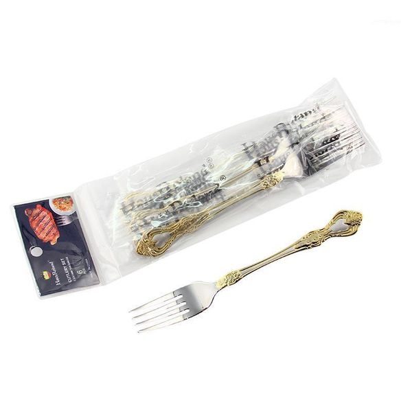 flatware sets dinner fork stainlee steel cutlery set golden metal flat dinnerware 6pcs set1
flatware sets dinner fork stainlee steel cutlery set golden metal flat dinnerware 6pcs set1