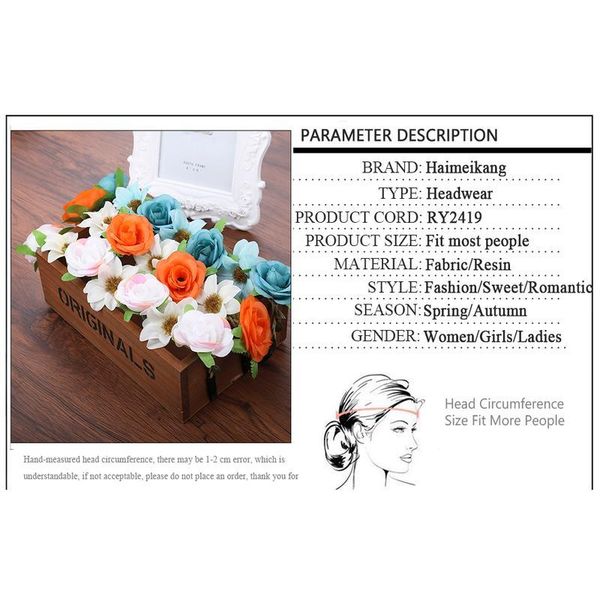 haimeikang wedding headband for women hair accessories girls flower crown headdress scrunchies bezel wreath garland h qyloyh
haimeikang wedding headband for women hair accessories girls flower crown headdress scrunchies bezel wreath garland h qyloyh