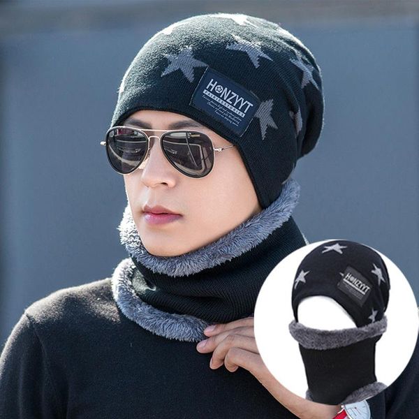 beanies winter beanie hat men cap kint warm 2-piece scarf set skull neck warmer with thick fleece lined &
beanies winter beanie hat men cap kint warm 2-piece scarf set skull neck warmer with thick fleece lined &