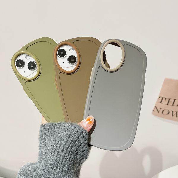 Unique Design Circle Round Camera Lens Mobile Phone Cases Hole Solid Color Matte Soft Silicone For iPhone 13 12 Mini 11 Pro Max Anti-knock P
Unique Design Circle Round Camera Lens Mobile Phone Cases Hole Solid Color Matte Soft Silicone For iPhone 13 12 Mini 11 Pro Max Anti-knock P