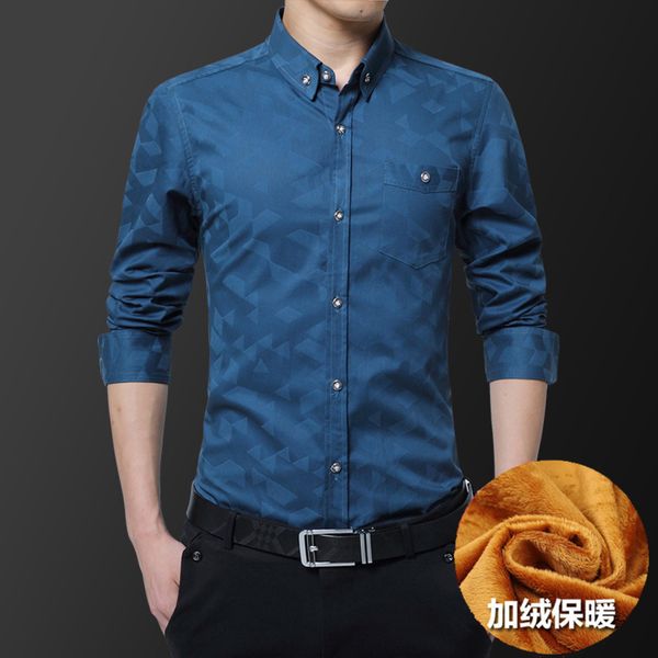 dark pattern 2021 new long sve shirt new men's casual shirt korean men's clothing plush trend in autumn and winter, White;black
dark pattern 2021 new long sve shirt new men's casual shirt korean men's clothing plush trend in autumn and winter, White;black