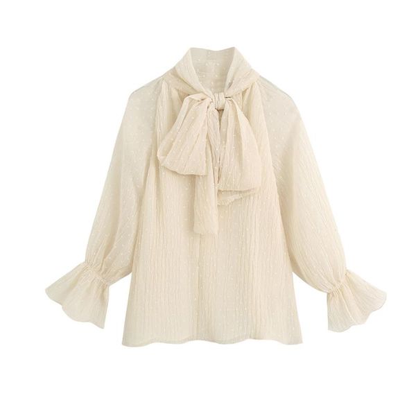 women's blouses & shirts hadara loose casual bow women fashion solid double layer elegant voile long sleeve female ladies hq, White
women's blouses & shirts hadara loose casual bow women fashion solid double layer elegant voile long sleeve female ladies hq, White
