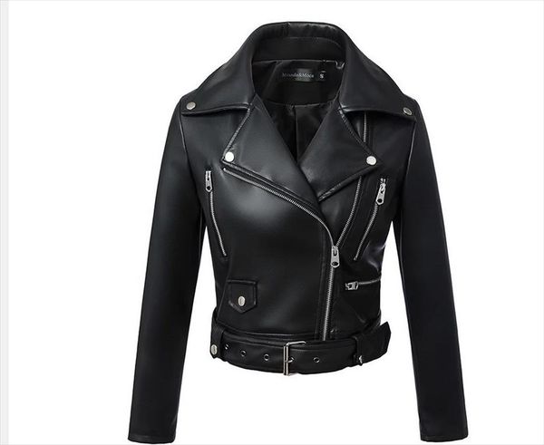 autumn winter pu leather black jacket women long sleeve outerwear casual turn down collar slim coat drop shipping
autumn winter pu leather black jacket women long sleeve outerwear casual turn down collar slim coat drop shipping