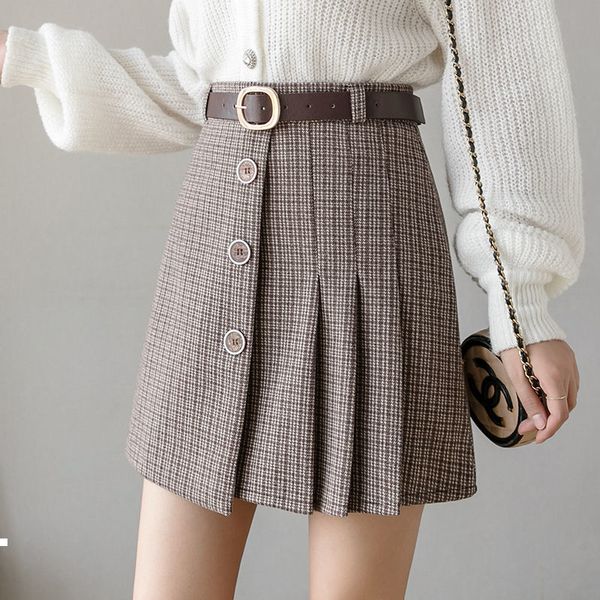 new style 2021 plaid high skirt autumn winter female wool skirts y351 n87c, Black
new style 2021 plaid high skirt autumn winter female wool skirts y351 n87c, Black