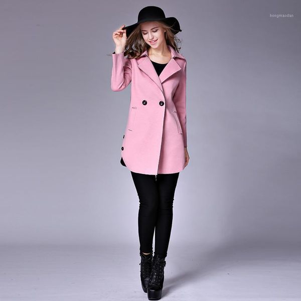 women warm solid coat 2020 fall/winter new casual fashion slimming women turn-down collar woolen a-line deerskin windbreaker1, Black
women warm solid coat 2020 fall/winter new casual fashion slimming women turn-down collar woolen a-line deerskin windbreaker1, Black