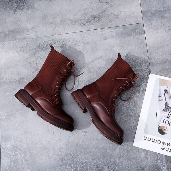 boots women's 2020 autumn winter new leather retro lace-up flat boot women comfortable round head wild snow women boots1, Black
boots women's 2020 autumn winter new leather retro lace-up flat boot women comfortable round head wild snow women boots1, Black