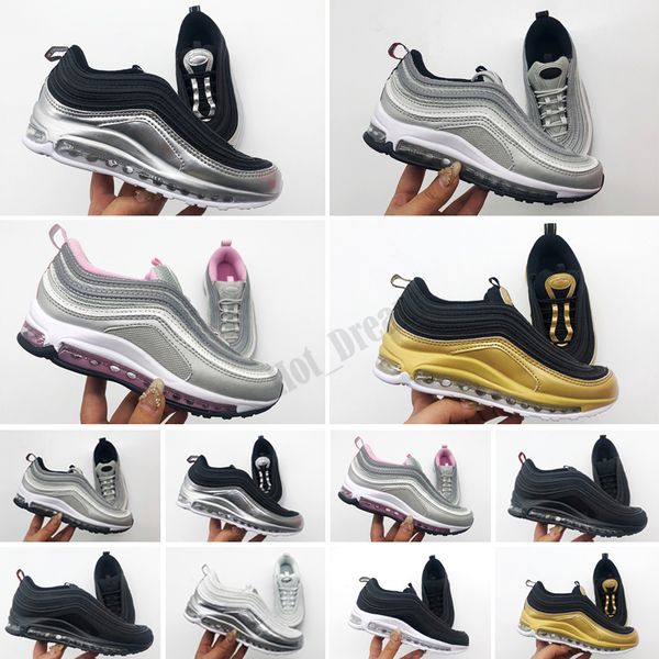 youth kids shoes og triple white running shoes boys girl metallic gold silver bullet pink children trainer sports sneaker, Black
youth kids shoes og triple white running shoes boys girl metallic gold silver bullet pink children trainer sports sneaker, Black