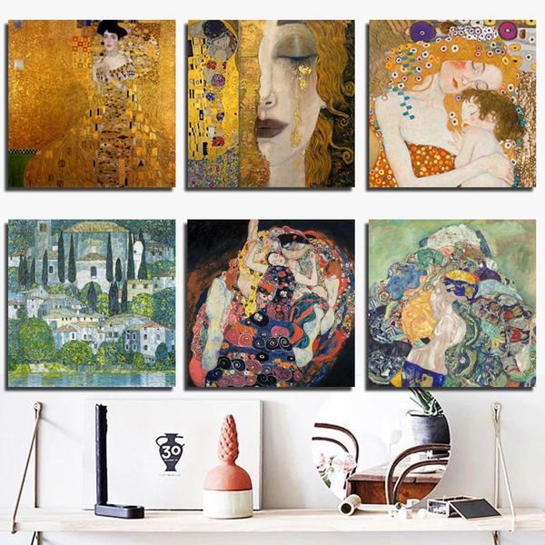 gustav klimt classic canvas painting print living room home decoration artwork modern wall art oil painting posters picture
gustav klimt classic canvas painting print living room home decoration artwork modern wall art oil painting posters picture