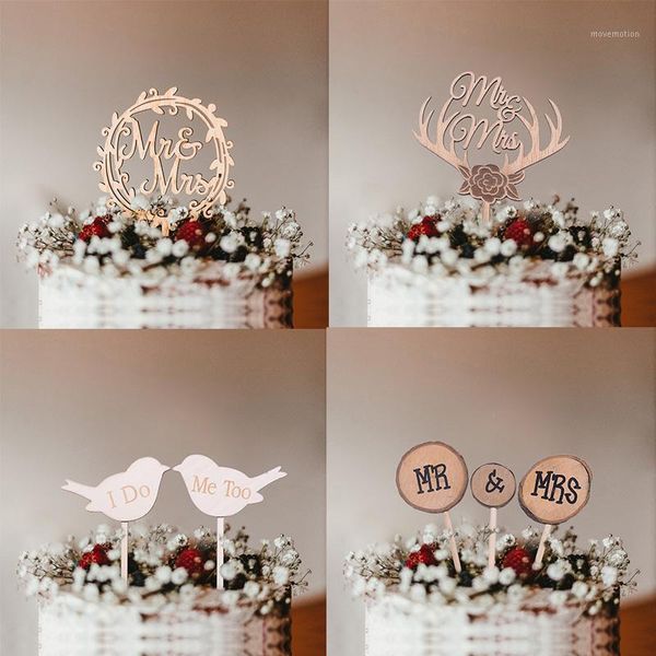1pc mr & mrs cake er diy laser cut wood love cake er for wedding decoration favors supplies wed party p props1
1pc mr & mrs cake er diy laser cut wood love cake er for wedding decoration favors supplies wed party p props1