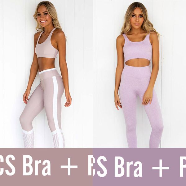 yoga set fitness clothing sportswear high waist women gym leggings tights padded push-up sports bra 2 pcs workout clothes suits c0123, Gray
yoga set fitness clothing sportswear high waist women gym leggings tights padded push-up sports bra 2 pcs workout clothes suits c0123, Gray