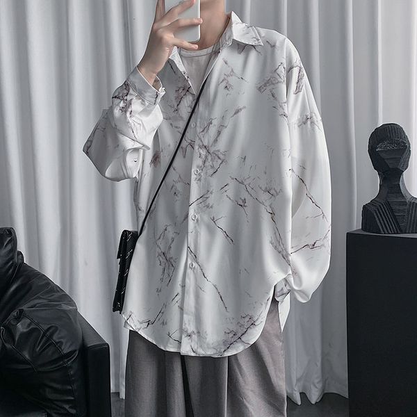 men's spring 2021 and winter new thin cracking shirt young clothes 1n51, White;black
men's spring 2021 and winter new thin cracking shirt young clothes 1n51, White;black