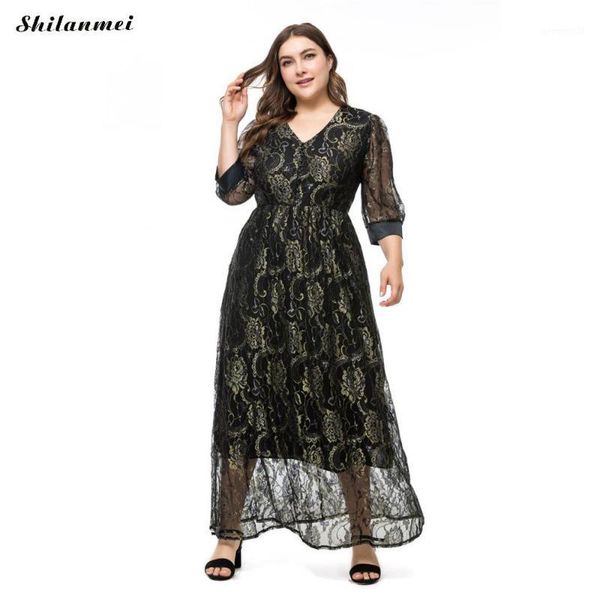 casual dresses floral print plus size summer maxi female black women lace deep v long dress slim evening party vestidos de festa1, Black;gray
casual dresses floral print plus size summer maxi female black women lace deep v long dress slim evening party vestidos de festa1, Black;gray