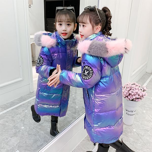 girls' winter cotton padded clothes 2020 new bright face down jacket for children, Blue;gray
girls' winter cotton padded clothes 2020 new bright face down jacket for children, Blue;gray