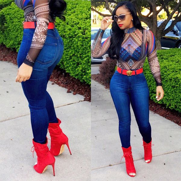 3y european and american blue classic high waist elastic womens jeans pants
3y european and american blue classic high waist elastic womens jeans pants