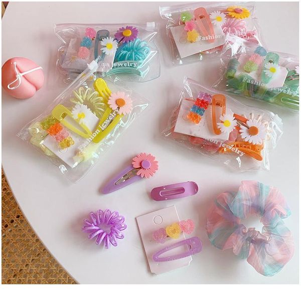 6pcs/set kid's floral hairpins daisy hair accessories candy colors heart pink telephone line girls barrettes korean qylfge
6pcs/set kid's floral hairpins daisy hair accessories candy colors heart pink telephone line girls barrettes korean qylfge