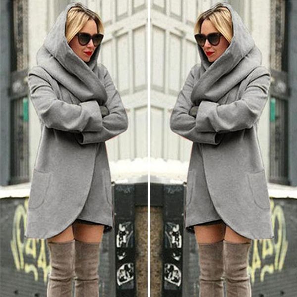 women's jackets outerwear & coats fashion women woolen hooded thin coat loose ladies casual and 2021sep19, Black;brown
women's jackets outerwear & coats fashion women woolen hooded thin coat loose ladies casual and 2021sep19, Black;brown