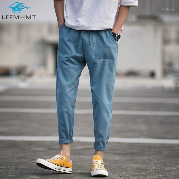 men's pants men spring fall fashion korea style casual linen ankle length pant large size 5xl wild straight trouser male1, Black
men's pants men spring fall fashion korea style casual linen ankle length pant large size 5xl wild straight trouser male1, Black