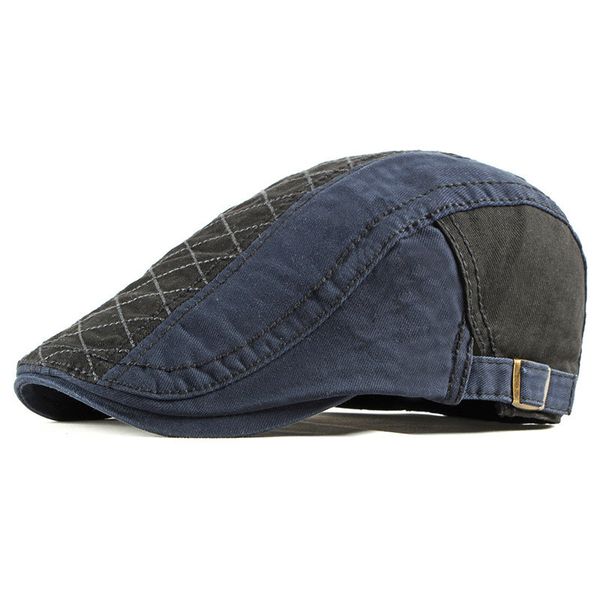 berets the spring summer patchwork sboy caps men cotton flat peaked cap women painter beret hats 22, Blue;gray
berets the spring summer patchwork sboy caps men cotton flat peaked cap women painter beret hats 22, Blue;gray