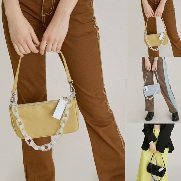 2020 new korean nylon underarm bag for women acrylic chain crossbody shoulder handbag
2020 new korean nylon underarm bag for women acrylic chain crossbody shoulder handbag