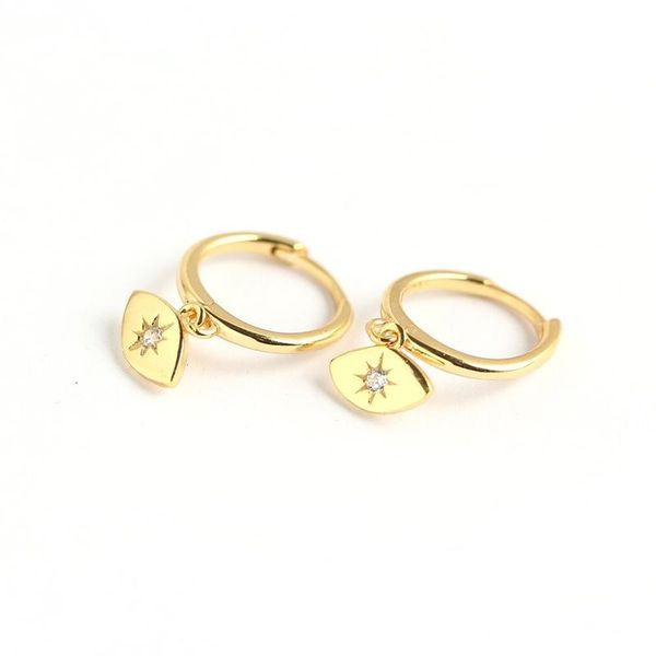 real 925 sterling silverl zircon eye huggie hoop earrings for fashion women hiphop fine jewelry 18k gold jewelry accessories, Golden;silver
real 925 sterling silverl zircon eye huggie hoop earrings for fashion women hiphop fine jewelry 18k gold jewelry accessories, Golden;silver