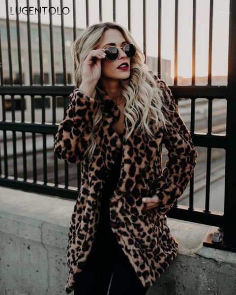 lugentolo women coat autumn winter jackets fashion leopard print long sleeve jacket casual pocket female casual coats 5xl1, Black;brown
lugentolo women coat autumn winter jackets fashion leopard print long sleeve jacket casual pocket female casual coats 5xl1, Black;brown