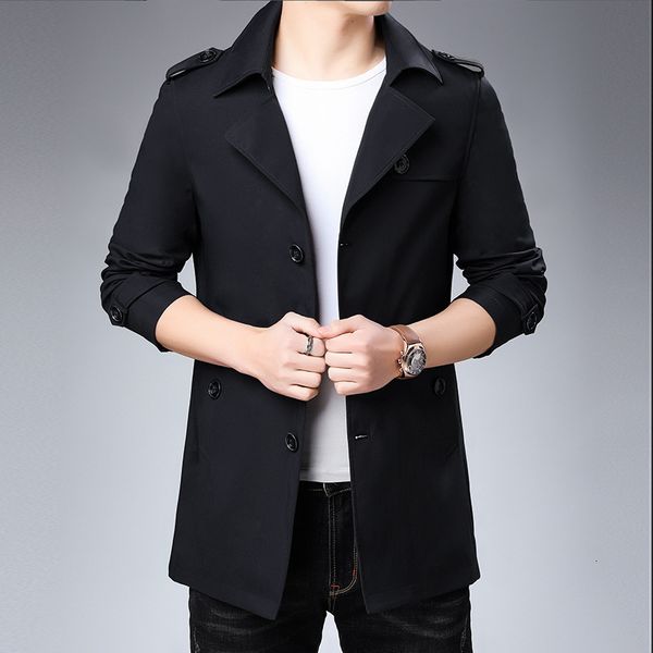 2020 autumn new men's long style middle aged leisure solid color coat young and handsome windbreaker, Tan;black
2020 autumn new men's long style middle aged leisure solid color coat young and handsome windbreaker, Tan;black