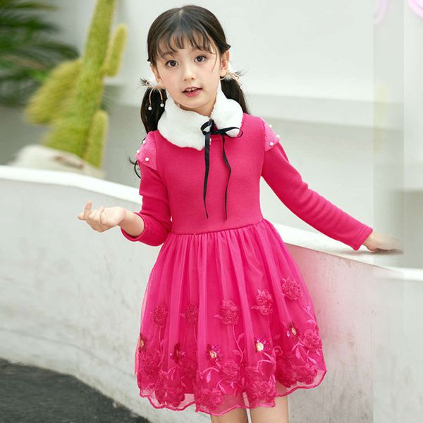 drs clothing girls' winter plush 2020 collar princs flower embroidery children's skirt, Red;yellow
drs clothing girls' winter plush 2020 collar princs flower embroidery children's skirt, Red;yellow