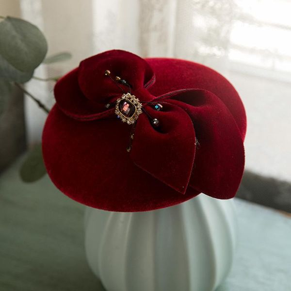 women elegant bowknot fascinator hat cocktail beret cap lady wedding party hair accessories, Blue;gray
women elegant bowknot fascinator hat cocktail beret cap lady wedding party hair accessories, Blue;gray