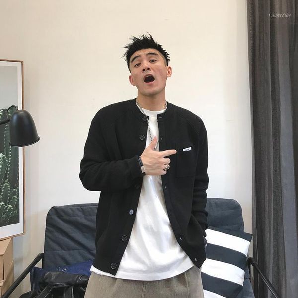 men's sweaters korean style man casual loose harajuku crewneck cardigan oversized winter pull hiver men's clothing db60my1, White;black
men's sweaters korean style man casual loose harajuku crewneck cardigan oversized winter pull hiver men's clothing db60my1, White;black