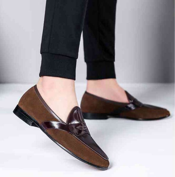 designer men luxury england loafers genuine leather dress shoes penny breathable patchwork style fashion male party flats, Black
designer men luxury england loafers genuine leather dress shoes penny breathable patchwork style fashion male party flats, Black