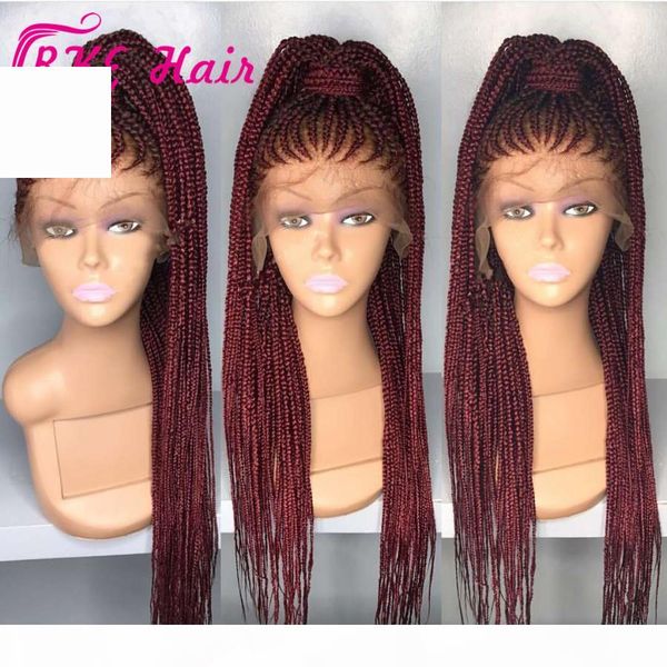 long box braid wig braiding synthetic lace front wig black burgundy red color cornrow braids lace wigs for black women
long box braid wig braiding synthetic lace front wig black burgundy red color cornrow braids lace wigs for black women