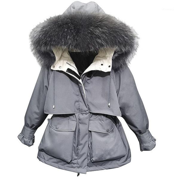 korean coat women clothes 2020 padded warm down parker coat 90% white duvet quality faux fur warm clothes loose and comfortable1, Black
korean coat women clothes 2020 padded warm down parker coat 90% white duvet quality faux fur warm clothes loose and comfortable1, Black