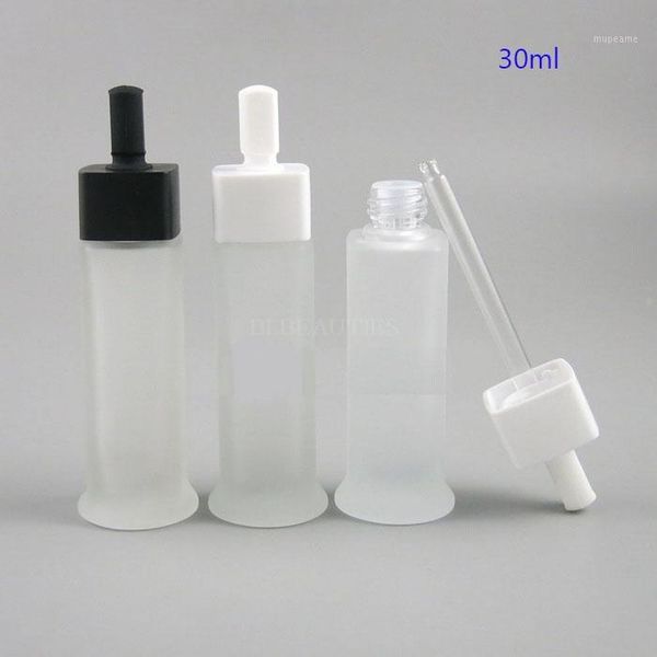 50pcs/lot 30ml square frosted glass dropper bottle empty clear essential oil bottles with black & white lids1
50pcs/lot 30ml square frosted glass dropper bottle empty clear essential oil bottles with black & white lids1