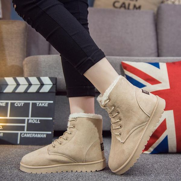 new style autumn winter women snow boots short tube short boots add cashmere add thick flat heel keep warm girl cotton shoes x12, Black
new style autumn winter women snow boots short tube short boots add cashmere add thick flat heel keep warm girl cotton shoes x12, Black