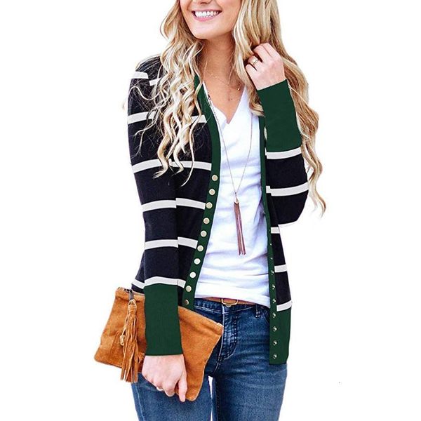 new sweater women winter warm v neck button down stripe long sleeve soft striped cardigan pull femme nouveaute 2019#guahao, White;black
new sweater women winter warm v neck button down stripe long sleeve soft striped cardigan pull femme nouveaute 2019#guahao, White;black