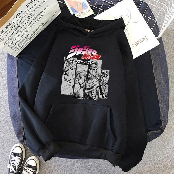 jojo's bizarre adventure funny cartoon winter warm hoodies men fashion anime graphic sweatshirt hip hop sweatshirt hoody male, Black
jojo's bizarre adventure funny cartoon winter warm hoodies men fashion anime graphic sweatshirt hip hop sweatshirt hoody male, Black