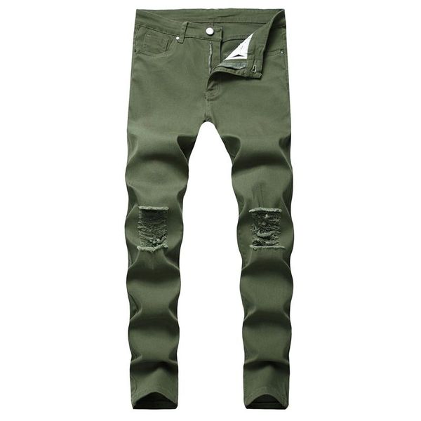 men's jeans spring high street hip hop ripped denim men trousers fashion solid straight slim fit skinny, Blue
men's jeans spring high street hip hop ripped denim men trousers fashion solid straight slim fit skinny, Blue