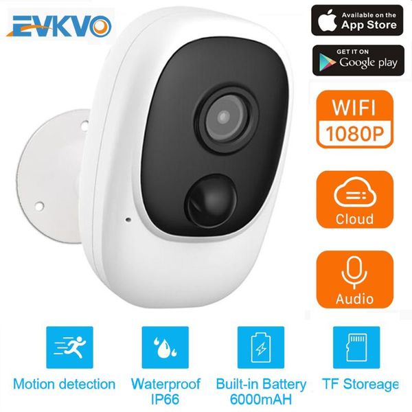 evkvo 1080p wifi camera rechargeable battery powered ip camera full hd outdoor indoor ip66 waterproof wireless security
evkvo 1080p wifi camera rechargeable battery powered ip camera full hd outdoor indoor ip66 waterproof wireless security