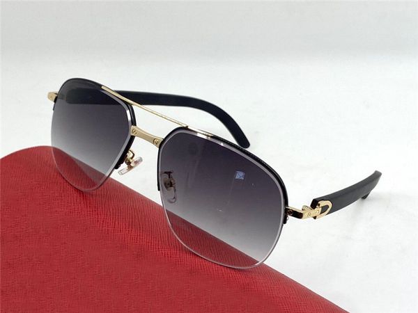new fashion design sunglasses 0569 pilot metal half-frame wooden temples popular selling style uv400 protection eyewear classic style, White;black
new fashion design sunglasses 0569 pilot metal half-frame wooden temples popular selling style uv400 protection eyewear classic style, White;black