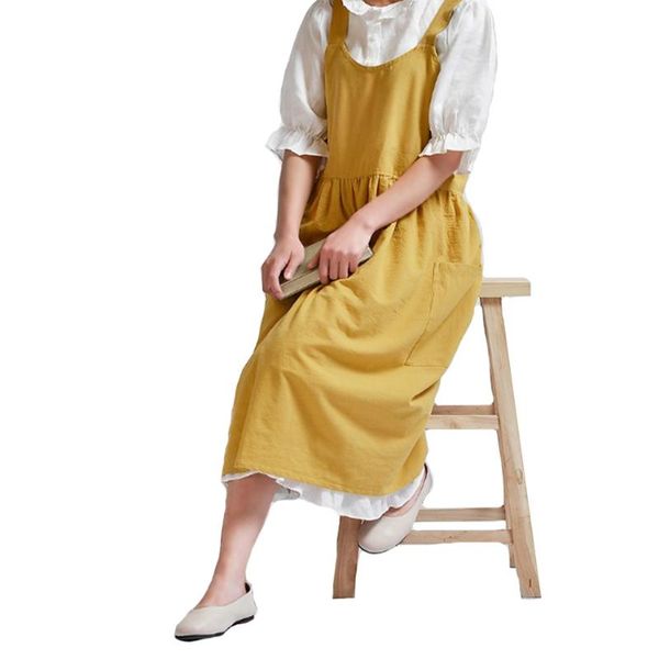 aprons japanese cotton and linen washed material kitchen cooking apron is suitable for high-end coffee shop home baking gardening
aprons japanese cotton and linen washed material kitchen cooking apron is suitable for high-end coffee shop home baking gardening