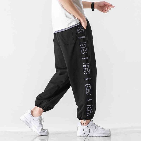 slacks sport pants men'pants spring and autumn fashion brand casual men's bear printed drawstring elastic leggings harlan sports, Black
slacks sport pants men'pants spring and autumn fashion brand casual men's bear printed drawstring elastic leggings harlan sports, Black