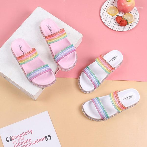 hee grand summer 2020 new rainbow home slippers womens jelly slides pvc sandals size 9 comfort outdoor flip flops xwt19601, Black
hee grand summer 2020 new rainbow home slippers womens jelly slides pvc sandals size 9 comfort outdoor flip flops xwt19601, Black