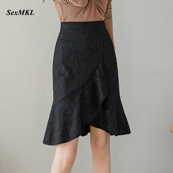 women lace black skirts 2021 elegant fashion high waist bodycon mujer faldas korean clothes ruffles office pencil skirt
women lace black skirts 2021 elegant fashion high waist bodycon mujer faldas korean clothes ruffles office pencil skirt