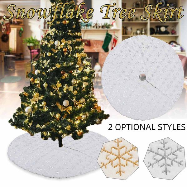 christmas snowflake embroidery tree skirt cute christmas tree decoration family party decoration new year decorate 90/122cm
christmas snowflake embroidery tree skirt cute christmas tree decoration family party decoration new year decorate 90/122cm