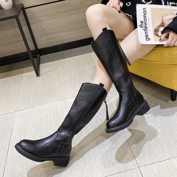 boots rimocy fashion pu leather knee women black square heels zipper long female autumn winter botas
boots rimocy fashion pu leather knee women black square heels zipper long female autumn winter botas