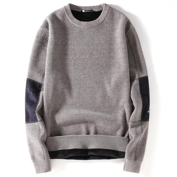 men's sweaters plush sweater korean fashion bottoming, White;black 
men's sweaters plush sweater korean fashion bottoming, White;black
