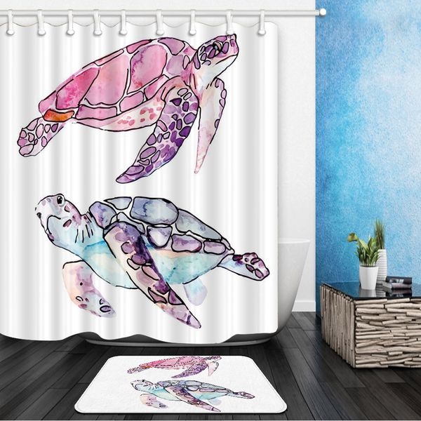 2pcs/set colorful cartoon animal turtle cute pattern shower curtain set waterproof +non-slip mat toilet bathroom home decor
2pcs/set colorful cartoon animal turtle cute pattern shower curtain set waterproof +non-slip mat toilet bathroom home decor