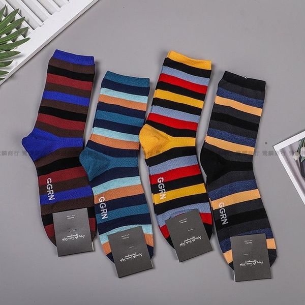 striped sock mens patchwork kawaii crew man's socks sox warm cotton autumn winter trendy calcetines, Black
striped sock mens patchwork kawaii crew man's socks sox warm cotton autumn winter trendy calcetines, Black