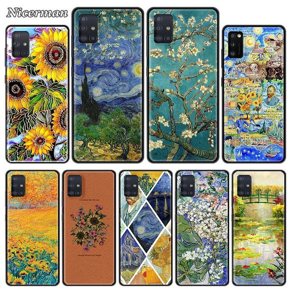 black soft case for samsung galaxy a50 a51 a71 a70 a40 a30 a21s a41 a20e a10 a10s mobile phone shell sac van gogh daisy flowers
black soft case for samsung galaxy a50 a51 a71 a70 a40 a30 a21s a41 a20e a10 a10s mobile phone shell sac van gogh daisy flowers