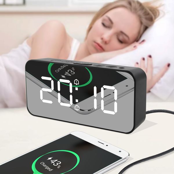 alarm clock led digital large time temperature display mirror snooze table watch aaa power electronic automatic backlight clocks
alarm clock led digital large time temperature display mirror snooze table watch aaa power electronic automatic backlight clocks